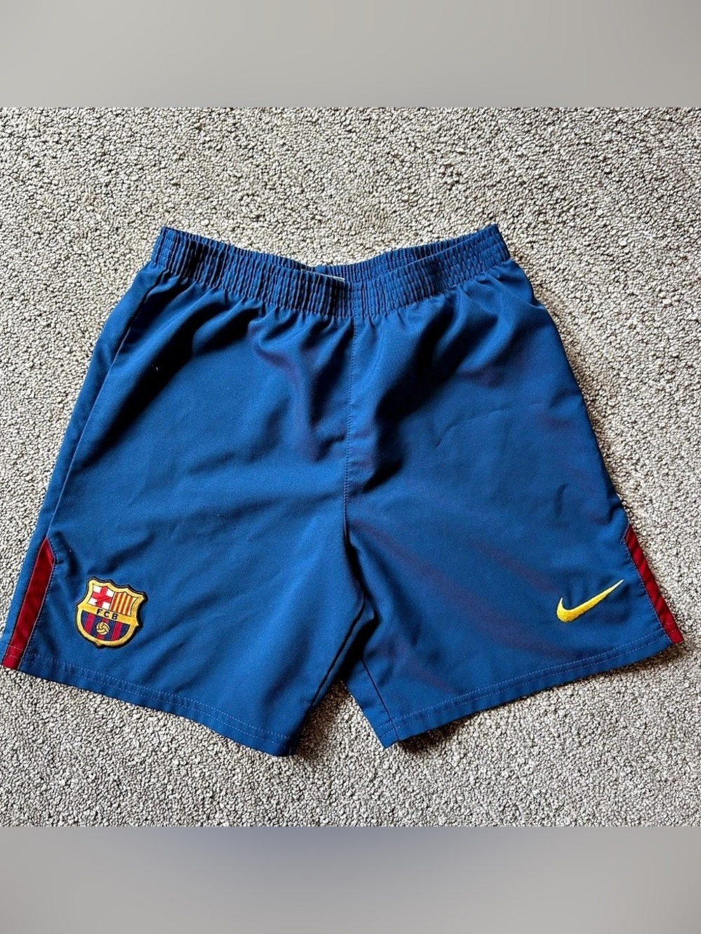 Nike FC Barcelona Blue Soccer Shorts 6/7